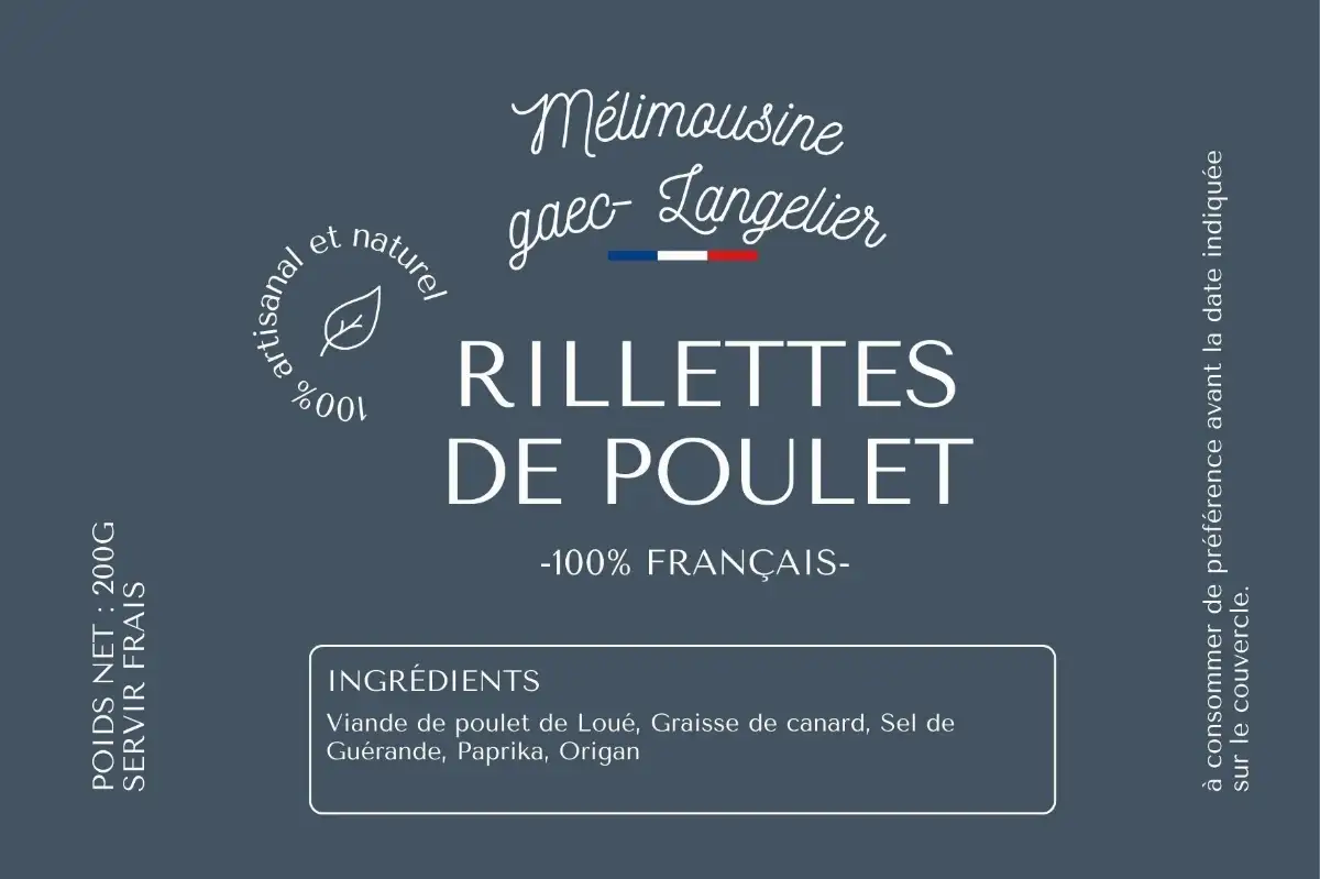 Rillettes de Poulet de Loué