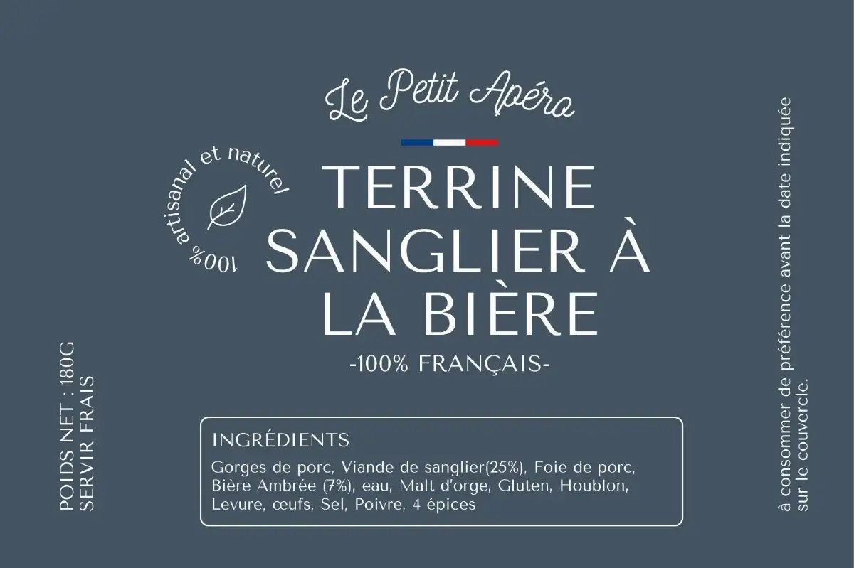 Terrine Sanglier à la Bière