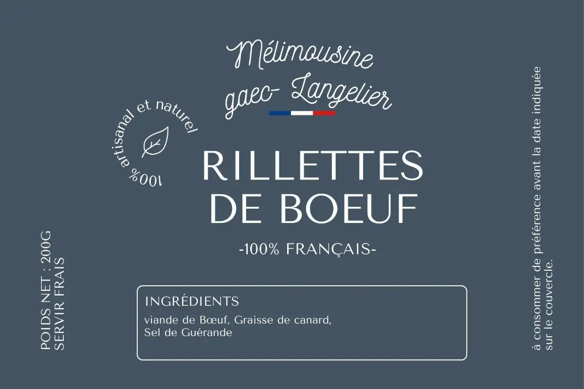 Rillette de Boeuf Nature