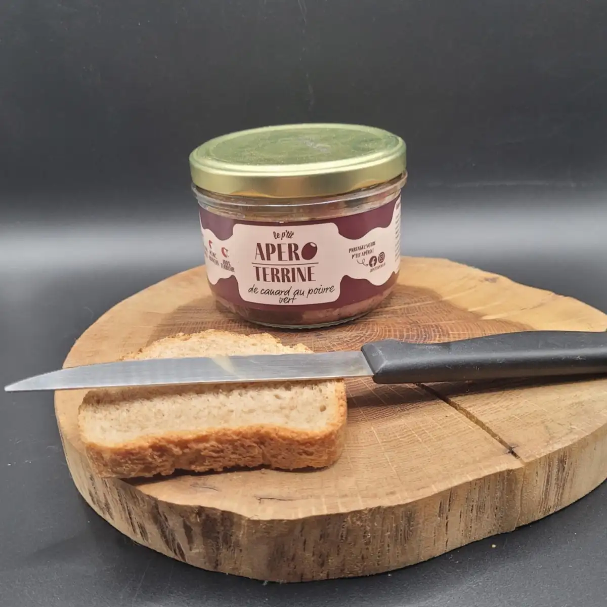 Terrine Canard au poivre vert