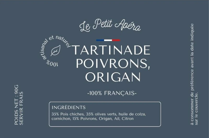 Tartinade Poivrons Origan