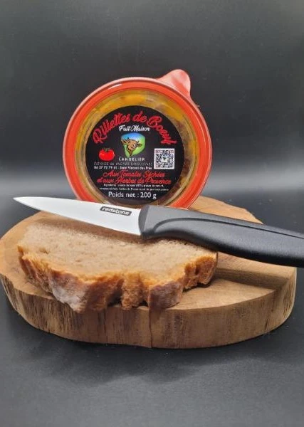 Rillettes boeuf aux tomates séchées et herbes de Provence